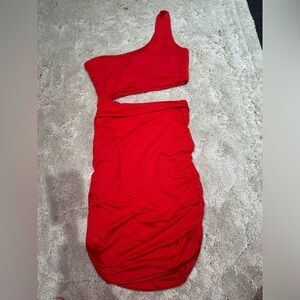 SHEIN red dress